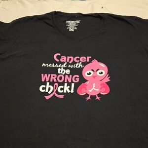 Black and Pink Graphic Tee